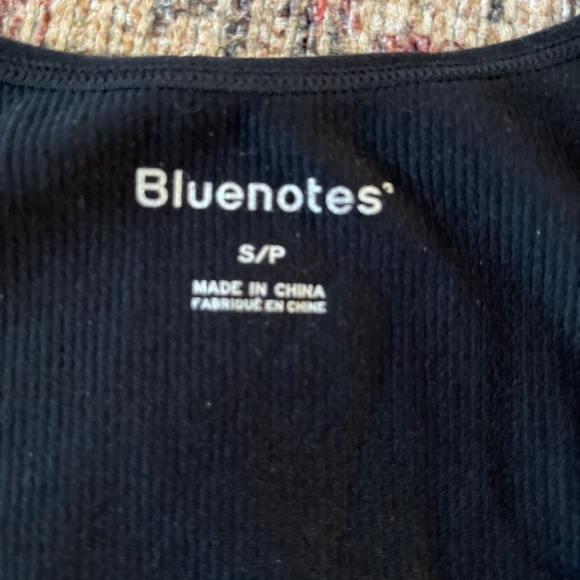 Bluenotes black Ribbed Bodysuit - Picture 2 of 2